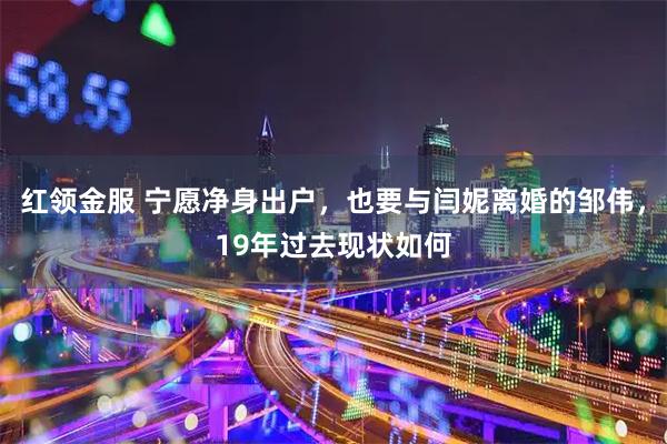 红领金服 宁愿净身出户，也要与闫妮离婚的邹伟，19年过去现状如何