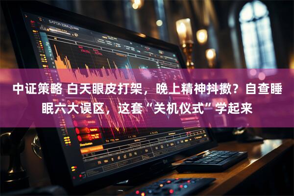 中证策略 白天眼皮打架，晚上精神抖擞？自查睡眠六大误区，这套“关机仪式”学起来